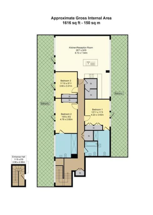 Large 3 Bed 3 Bathrooms Penthouse With Terrace And City Views In Londres Exterior foto